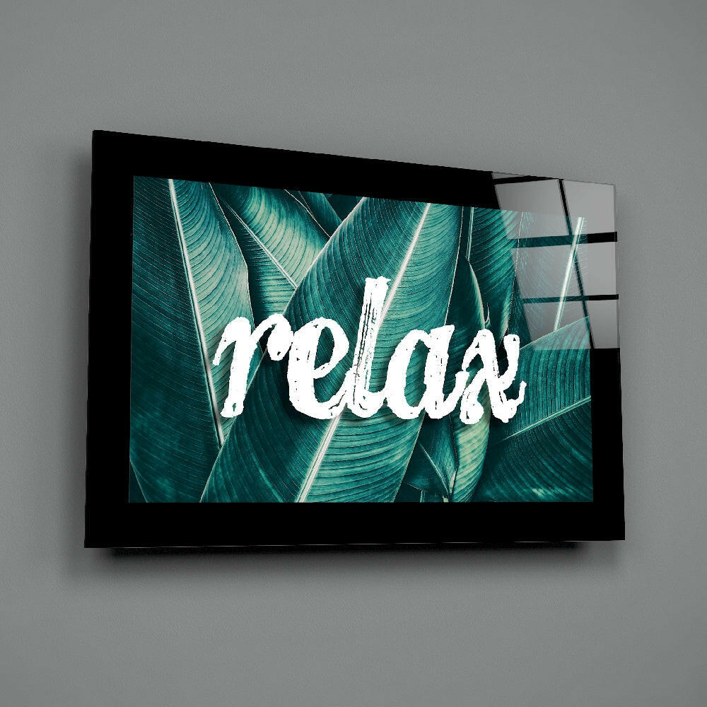 Calm Glass Wall Art.