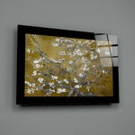 Oil-painting panel bringing burnished glow to a study