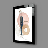 Minimal-modern panel bringing boho calm to a home office