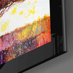 Colorful Dream Tree close-up showing confetti canopy and ink drips