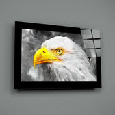 Painterly panel bringing stalwart gravity to a man cave