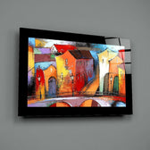 Expressionist panel bringing fairytale warmth to a child's room