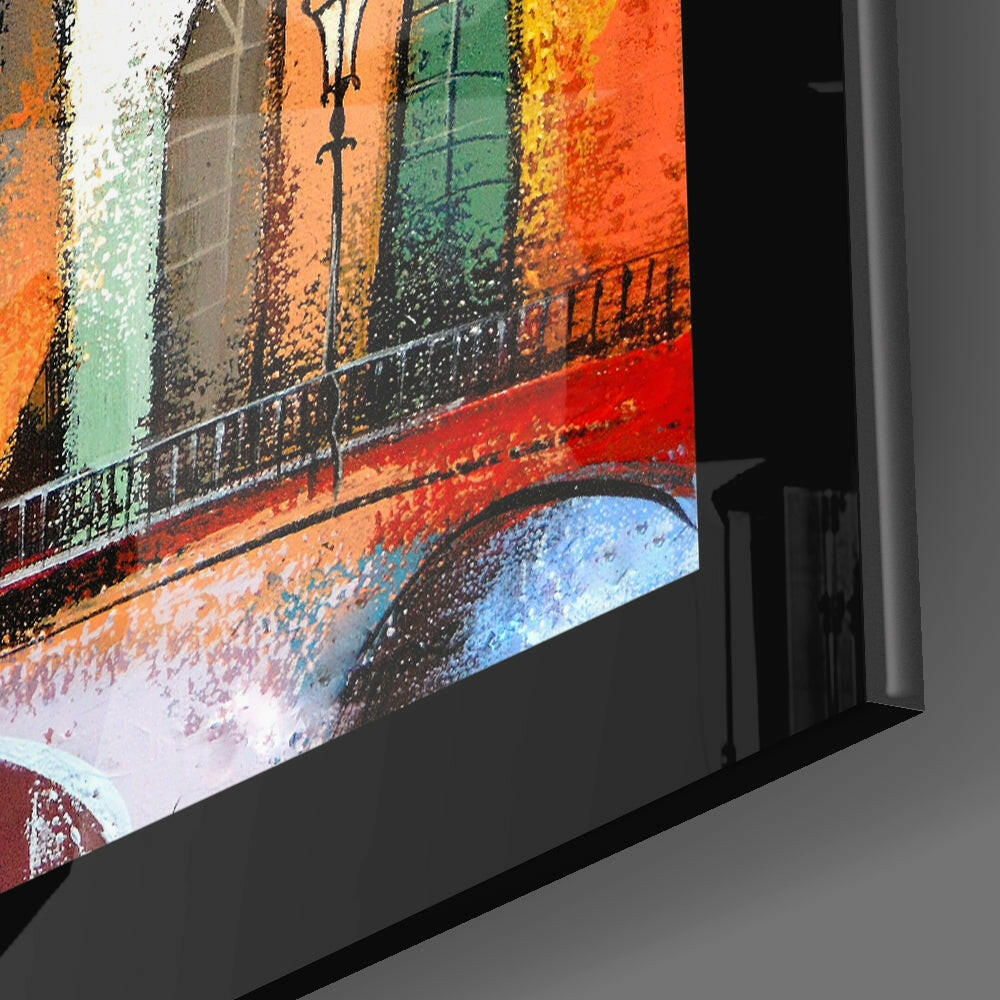 City Landscape Glass Wall Art.