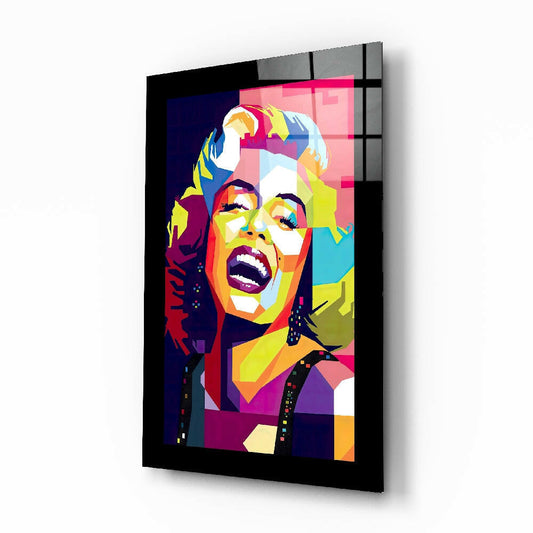 Golden Age Starlet Glass Wall Art
