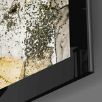 Gold Powder Graphite close-up showing onyx swirls and gold flecks