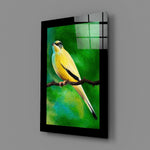 Oil-painting panel bringing painterly warmth to a reading nook