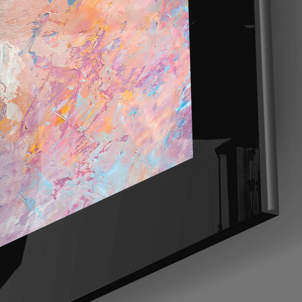 Colorful Butterfly Glass Wall Art.