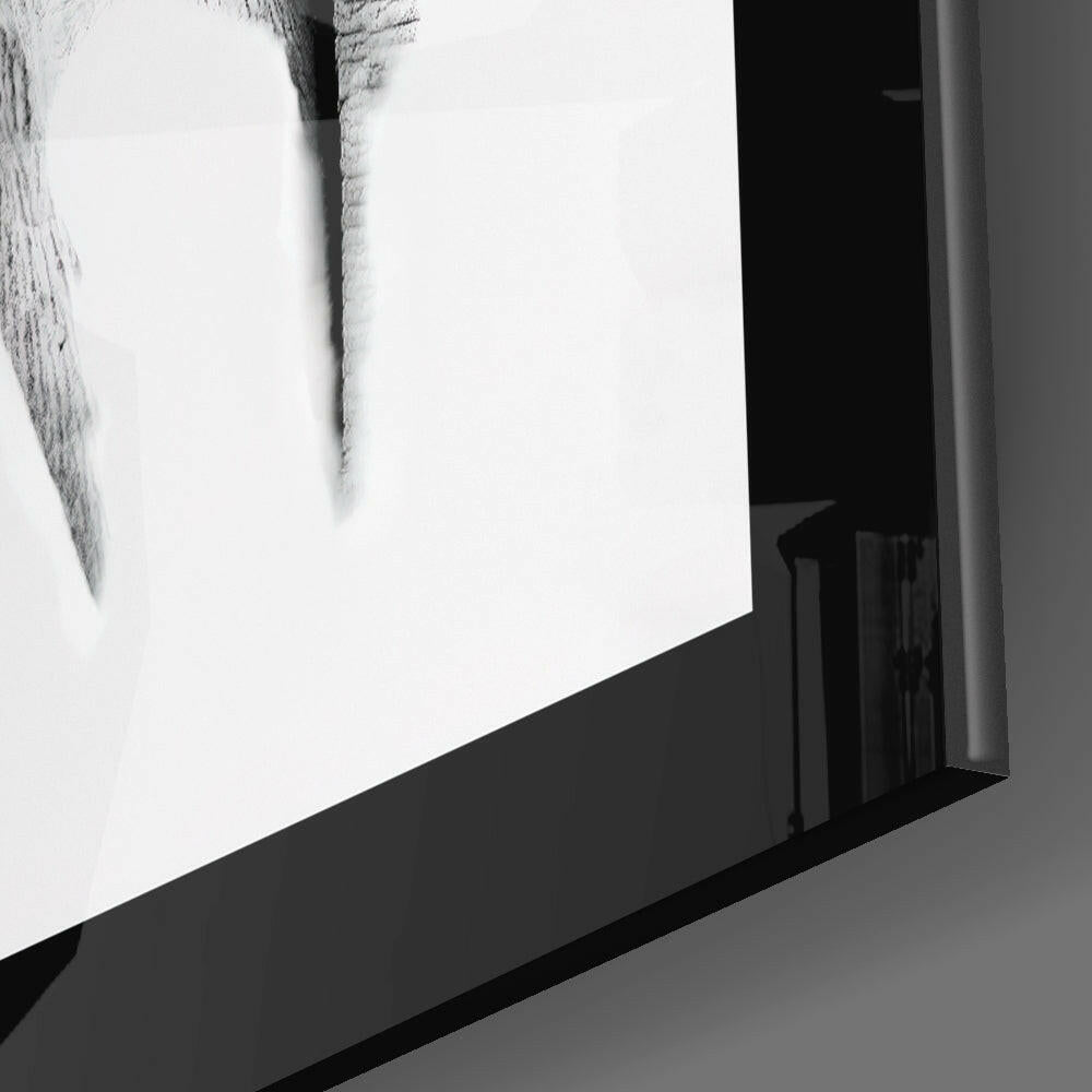 Elephant Glass Wall Art.