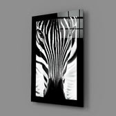 Editorial-photo panel bringing graphic gravity to a foyer