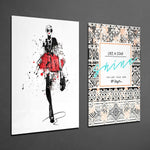 Enjoy the Little Things 2 Pieces Combine Glass Wall Art | Insigne Art Design.