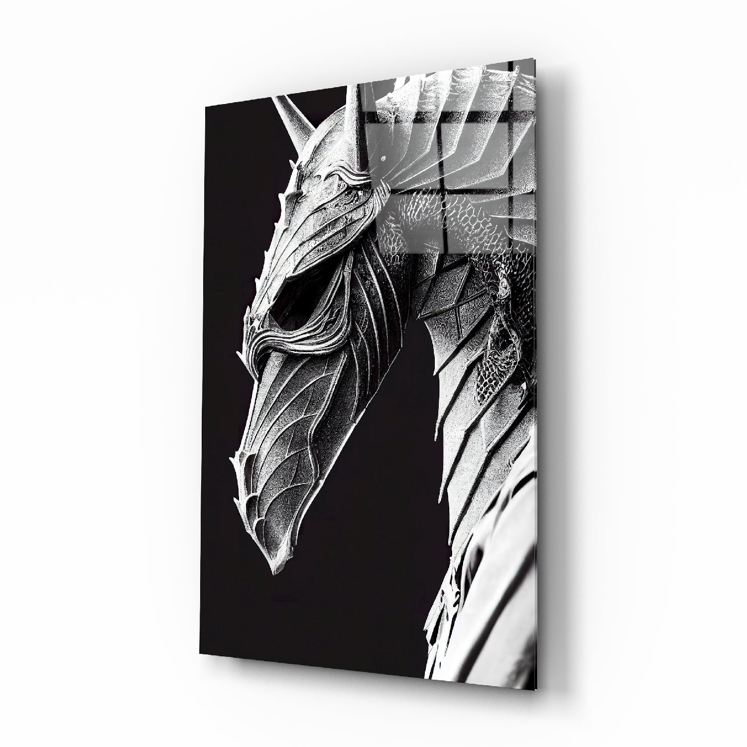 Iron Dragon Glass Art  || Designer Collection | Insigne Art Design