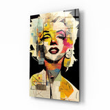 Marilyn Monroe Glass Wall Art  || Designer Collection | Insigne Art Design