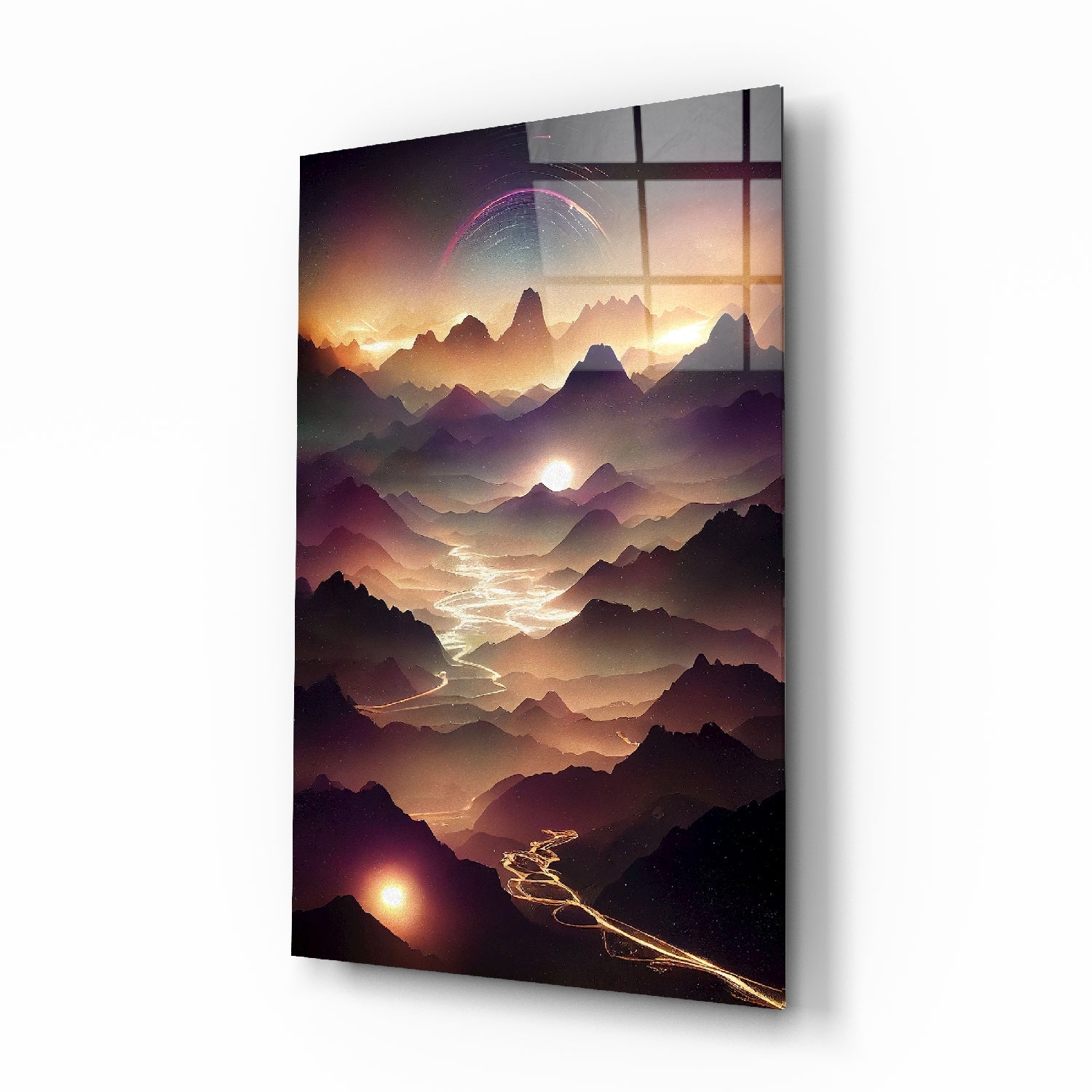 Lavas Glass Wall Art  || Designer Collection | Insigne Art Design