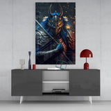 Lord Warrior Glass Wall Art  || Designer Collection | Insigne Art Design