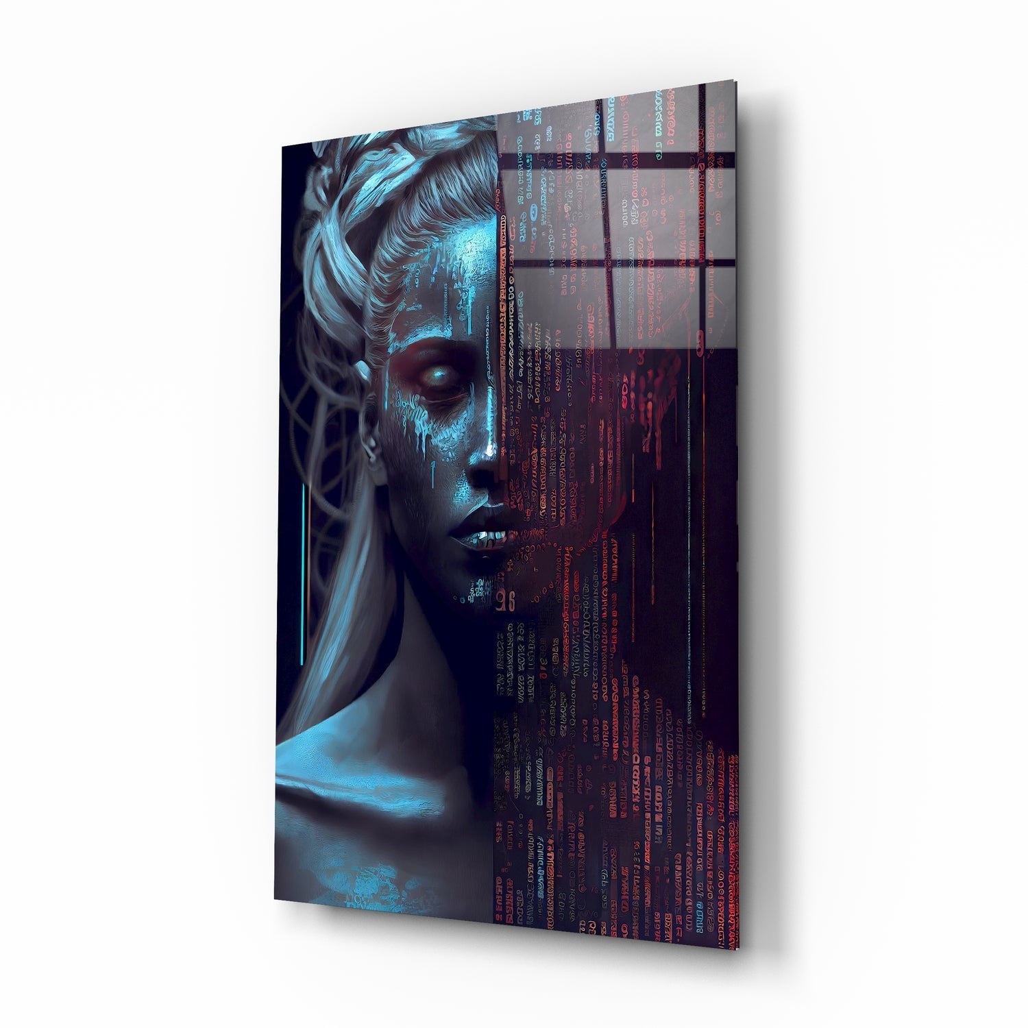 Human Software Glass Wall Art  || Designer Collection | Insigne Art Design