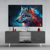 Freedom of the Wolf Glass Wall Art  || Designer Collection | Insigne Art Design