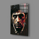Al Pacino Glass Wall Art  || Designers Collection