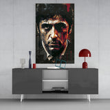 Al Pacino Glass Wall Art  || Designers Collection