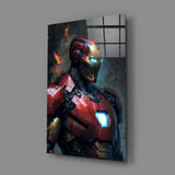 Iron Man Glass Wall Art  || Designers Collection