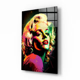 Marilyn Monroe Glass Wall Art  || Designers Collection