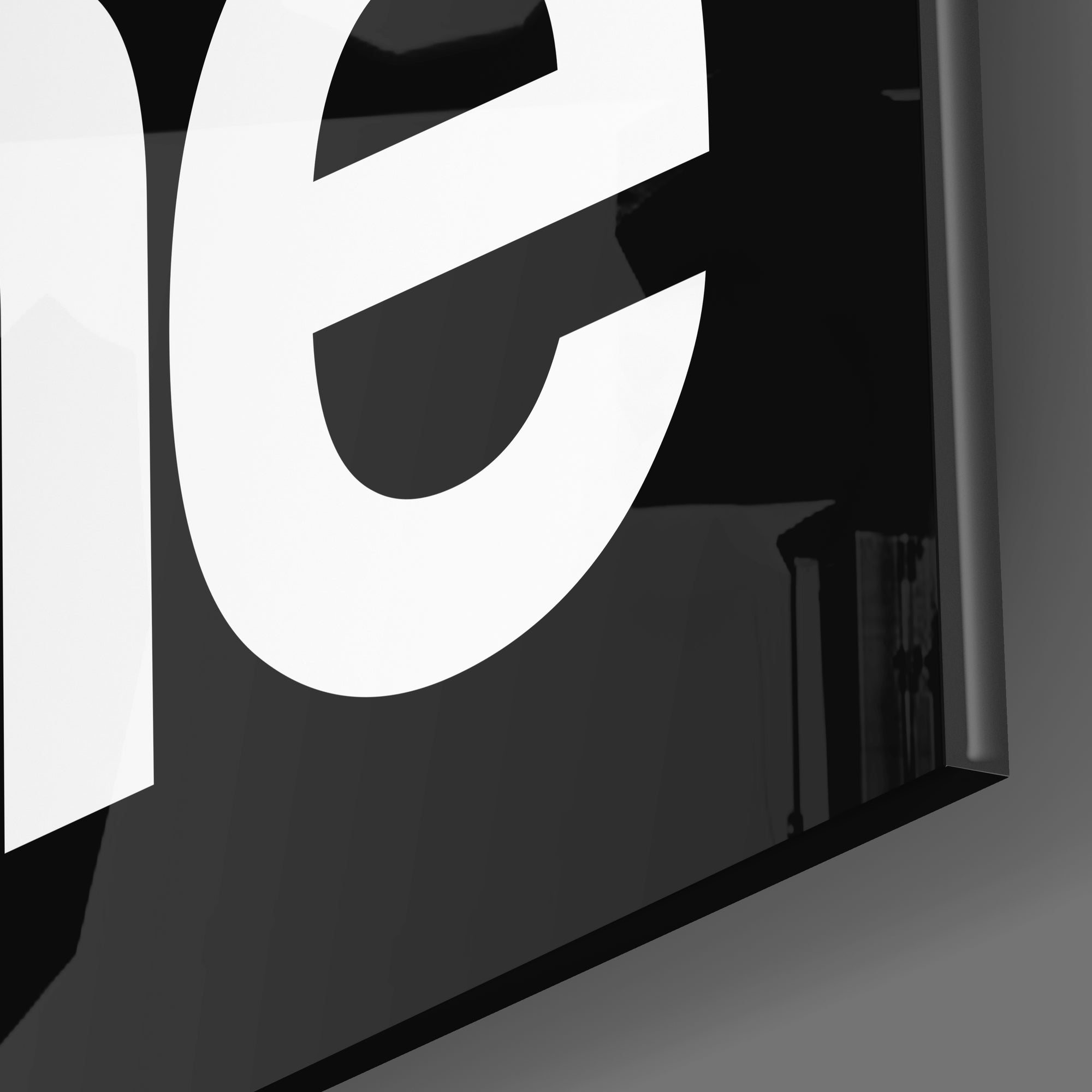 Get Shit Done Glass Wall Art  || Designer Collection.