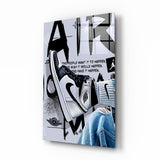 Air Jordan Glass Wall Art || Designers Collection