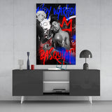 Andy Warhol vs Jean-Michel Basquiat Glass Wall Art || Designers Collection