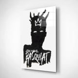 Style of Jean-Michel Basquiat Glass Wall Art || Designers Collection