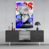 Andy Warhol Glass Wall Art || Designers Collection