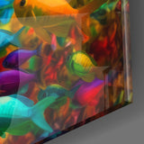 Fish World Glass Wall Art || Designer's Collection