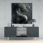 Dragon's Roar Glass Wall Art  || Designers Collection | Insigne Art Design.