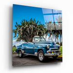 Classic Car Glass Wall Art.