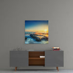 Sunset Glass Wall Art.