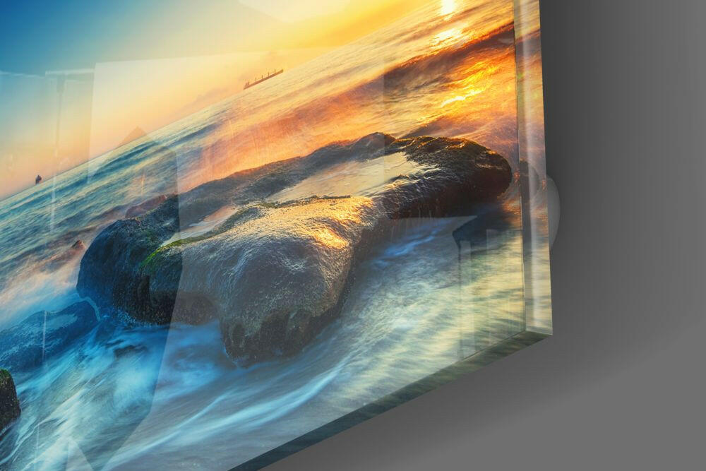 Sunset Glass Wall Art.