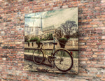 Bicycle Glass Wall Art.