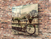 Bicycle Glass Wall Art.