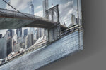 Brooklyn Bridge Glass Wall Art.