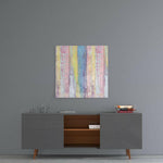 Wooden Patterned Glass Wall Art.