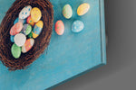 Easter Eggs Glass Wall Art.