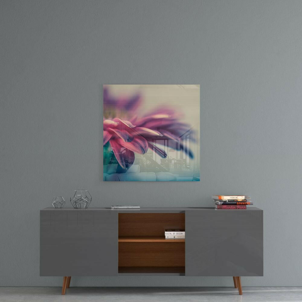 Flower Glass Wall Art.