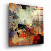 Abstract Glass Wall Art.