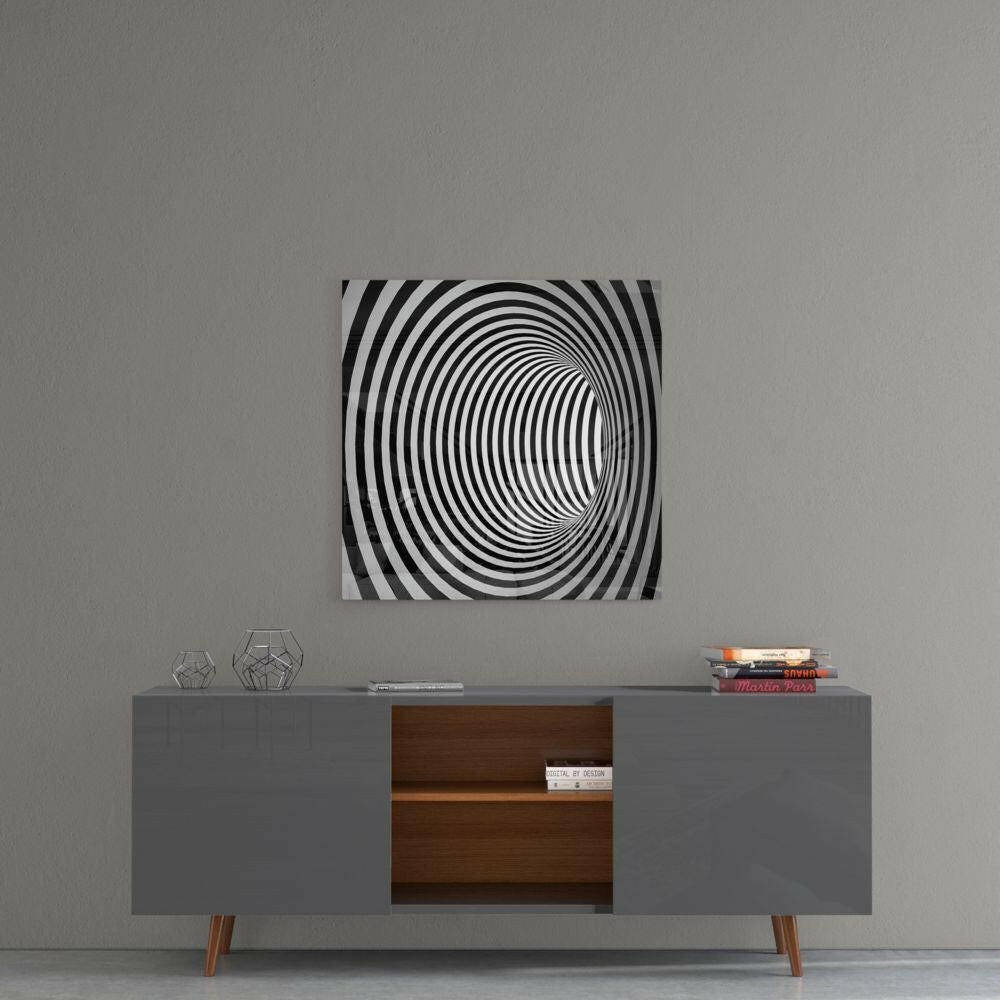 illusion Glass Wall Art.