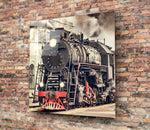 Train Glass Wall Art.