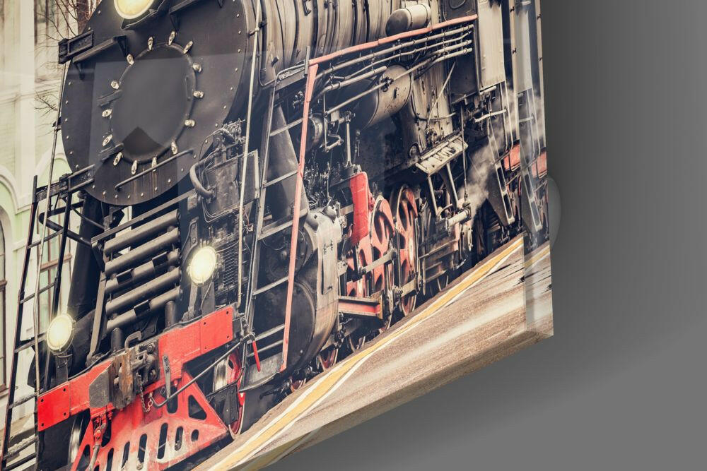 Train Glass Wall Art.