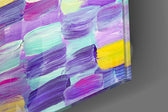 Abstract Glass Wall Art.