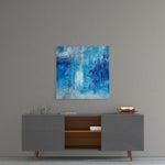 Abstract Glass Wall Art.