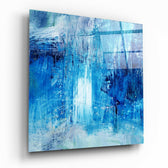 Abstract Glass Wall Art.