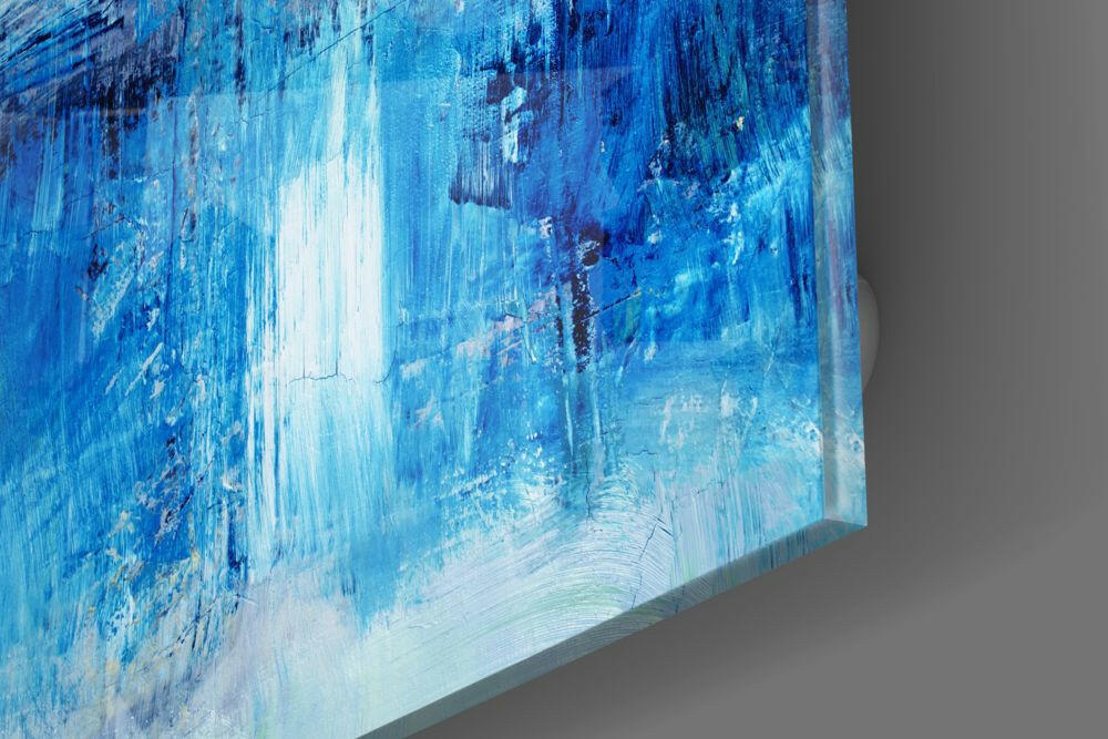 Abstract Glass Wall Art.