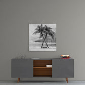 Palm Trees Glass Wall Art.
