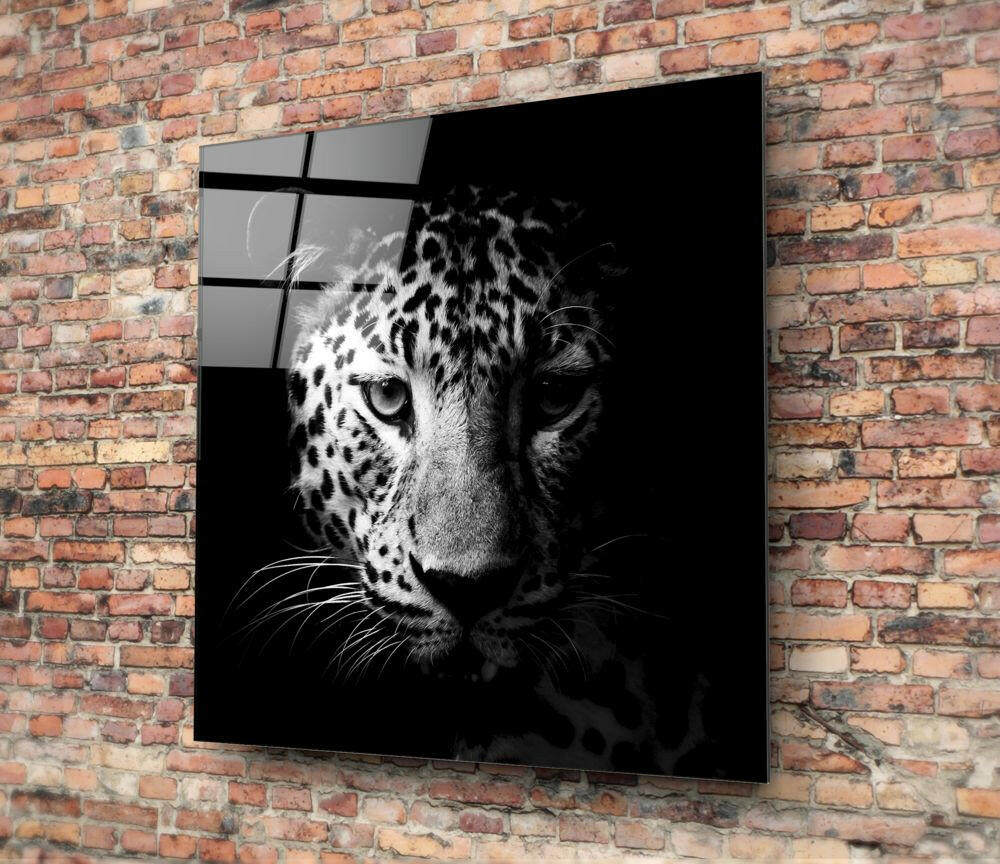 Leopard Glass Wall Art.